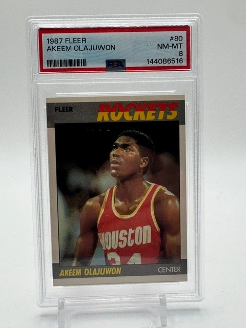 Hakeem Olajuwon Basketball Sports Trading Cards & Accessories
