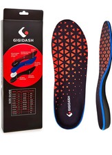 Pair Orthotic Shoe Insoles Inserts Flat Feet High Arch Support Plantar Fasciitis