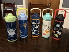Lot of 5 ZAK Beacon water bottles (does NOT include spouts or straws)