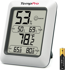 TP50 Digital Thermometer Hygrometer Indoor Temperature Humidity Monitor Gauge LC