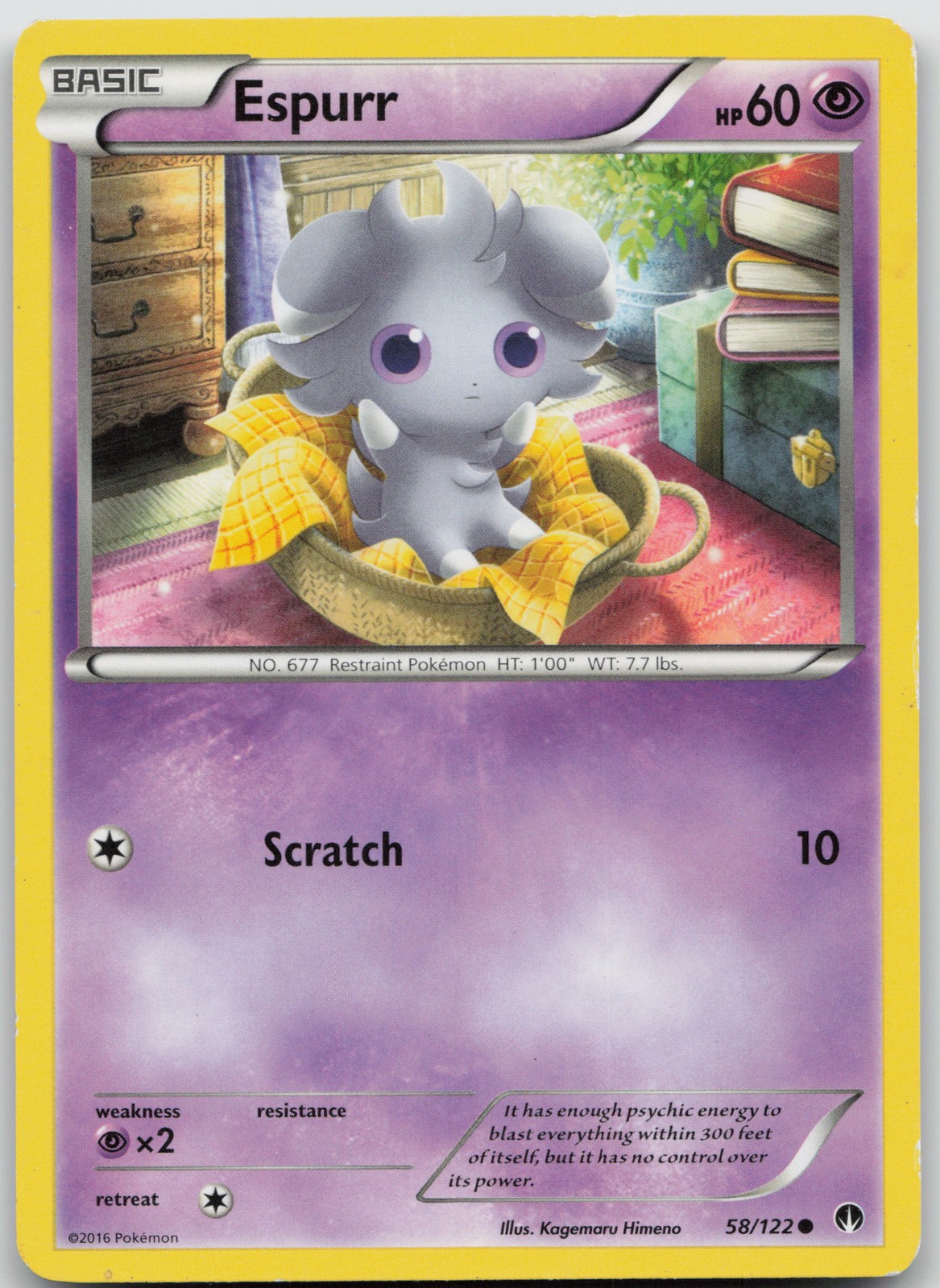 Espurr Common Normal XY - BREAKpoint 58/122 LP