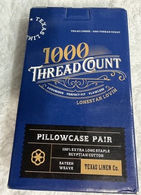 Texas Linen Co 1000 Thread Count Cotton Pillow Cases Dark Grey King Size New (2)
