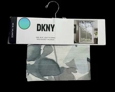 DKNY PARK PLACE Curtain Panel Valance 50” x 18” Window Panel Window Curtain NEW