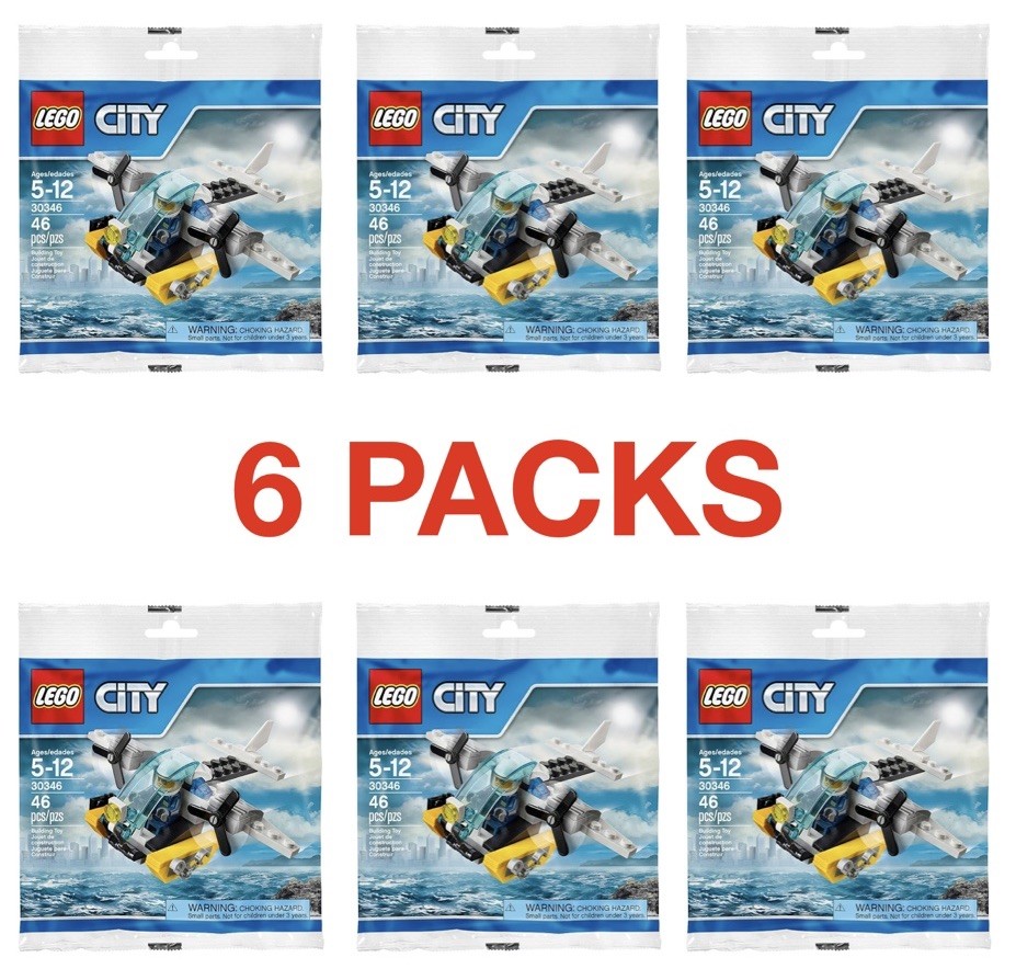 Lego City Prison Island Floatplane 30346 - 6 Packs - NEW & SEALED