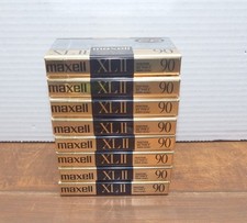 Lot of 8 Sealed Maxell XLII 90 Cassette Tapes IEC Type II High Bias CrO2