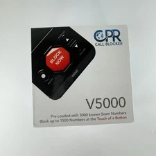 CPR V5000 Call Blocker for Landline Phones Block Robocalls Stop Spam Callers