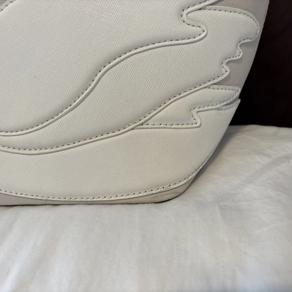 Kate Spade Extra Large “Jules On Point” Zip Top Tote Black White Swan - Image 4 of 4