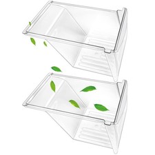Crisper Drawer Compatible with Frigidaire Refrigerator 240337103 2 Pack