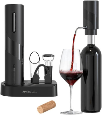 Rechargeable Electric Automatic Wine Bottle Opener Electric Aerator Foil Cutter
