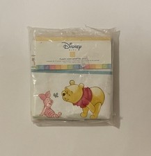 Vintage Winnie The Pooh Baby Lap Pads 4pk Disney Water Proof