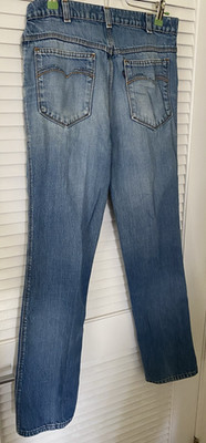 VTG Levi's 70s Movin On Men's Jeans Blue Denim Wash Size 32X32 Made in USA!