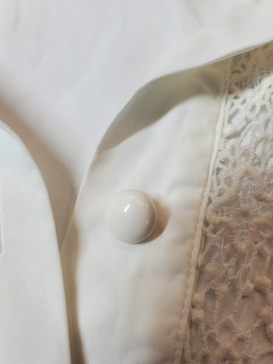 【サイズ36 】LOUIS VUITTON ドレス LOUIS VUITTON Womens 36 White Shirt Dress AUTHENTICITY