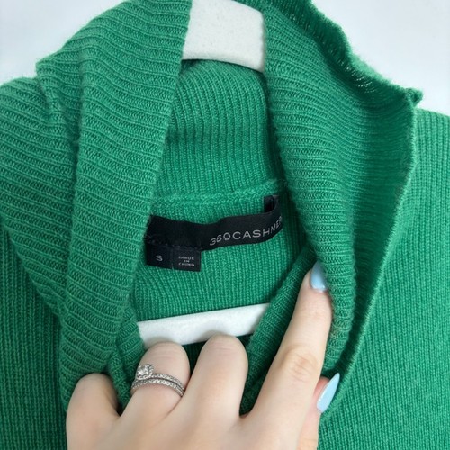 360 Cashmere Samone Dress Emerald - Picture 6 of 9