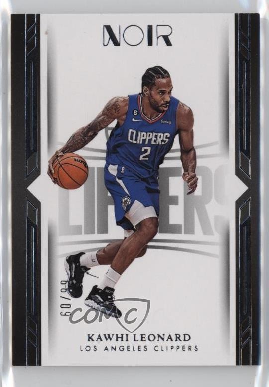 2022-23 Panini Noir Icon Edition 60/99 Kawhi Leonard #109 10qe