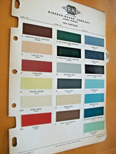 1954 Chrysler car auto RM Rinshed Mason paint chips