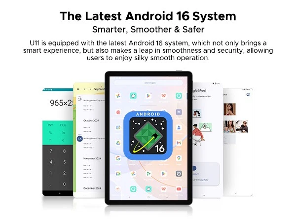 DOOGEE U11 Android 16 11" Tablet 16GB+128GB Gaming Tablet Gemini AI Octa Core DE - Bild 2 von 4