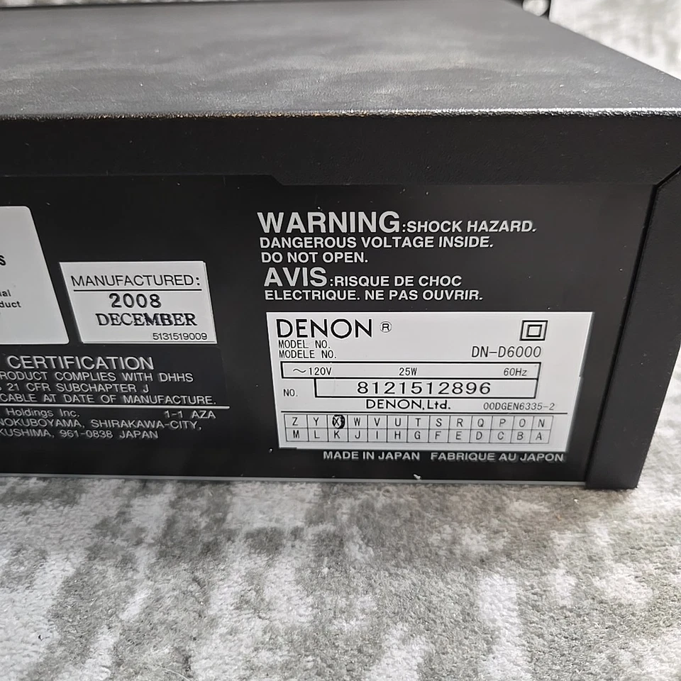 Denon DN-D4000 DJ Dual Pro - Only CD player - Image 4 of 4