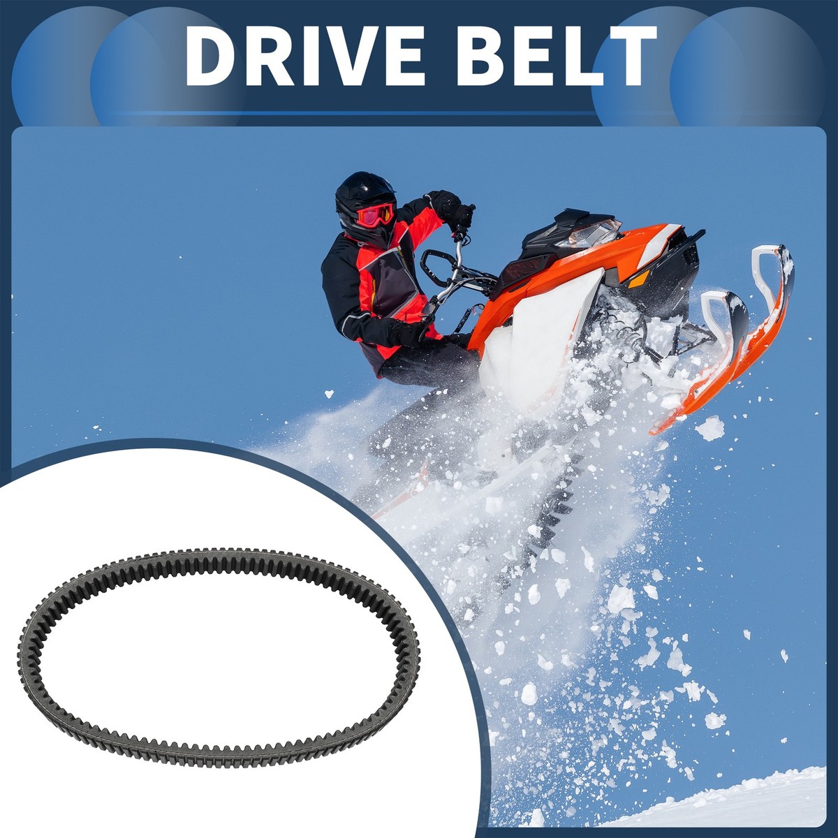 Drive Belt V-Belt No.417300571 for Ski-Doo 850 E-TEC 2017-2024 ATV