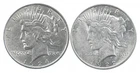 1924 & 1922 & Peace Silver Dollar $1 Bullion Collection Lot *861