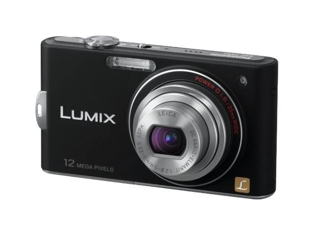 Panasonic LUMIX DMC-FX60 12.1MP Digitalkamera - Schwarz mit Etui, Foto 1 von 3