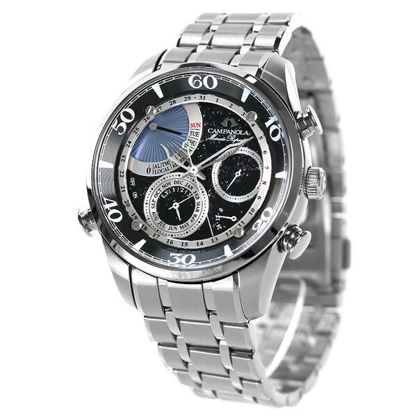 CITIZEN Campanola AH7060-53F Black Quartz Stainless Steel Men's