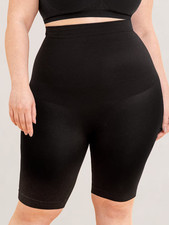 Shapermint Empetua Womens Size M/L High Waisted Shaper Shorts in Black 52 959