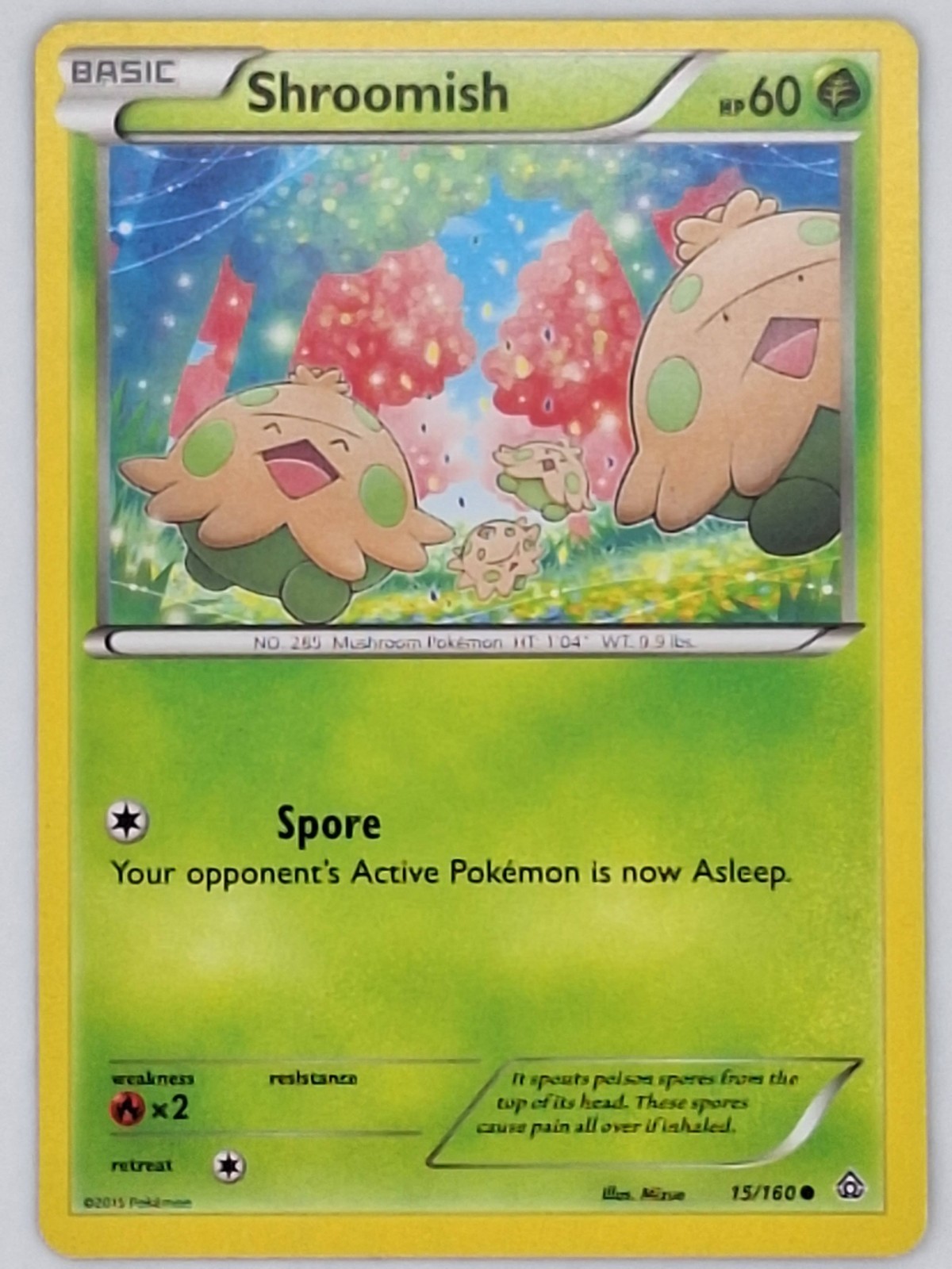 Shroomish 15/160 Pokemon - XY Primal Clash MP