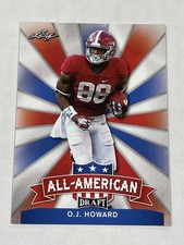 2017 Leaf Draft Football #AA-17 - O.J. Howard - Alabama Crimson Tide