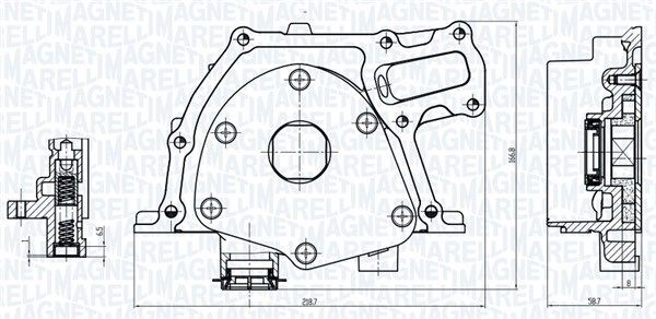 ÖLpumpe FüR BMW E46 E39 E60 E61 E38 E65 E66 E67 X3 95-10 11417501568-image