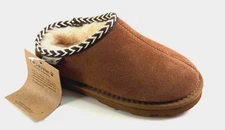 BearPaw Tabitha Youth Hickory Suede Warm Versatile Slippers