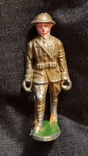 Vintage Toy Soldier Stretcher Bearer Army 2 5/8" Metal Original Paint