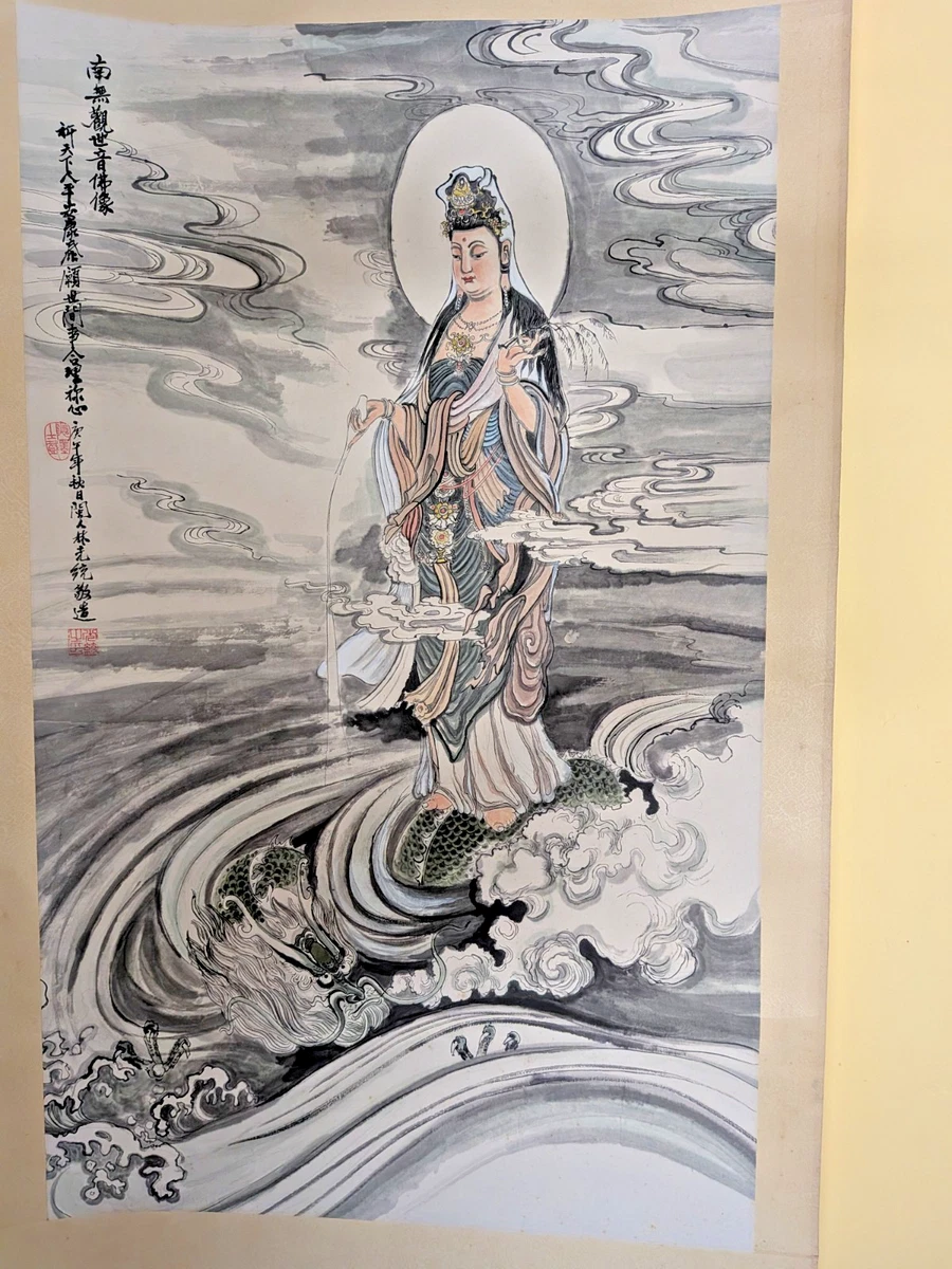 多色古董原创中国风绘画和卷轴| eBay