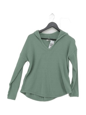 Cupio Damen Hoodie S grün Polyester mit Elasthan Pullover