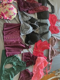 HuGe Bra Lot Victoria Secret PINK Very Sexy BBV XS S M Bralette PU Lingerie Cami