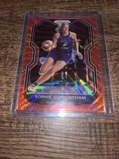2021 Prizm Ruby Wave Sophie Cunningham Rookie Card - Fever - Bad Ass #82. rookie card picture