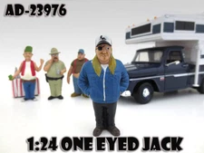 ONE EYED JACK "TRAILER PARK" FIGURE 1:24 SCALE MODELS BY AMERICAN DIORAMA 23976