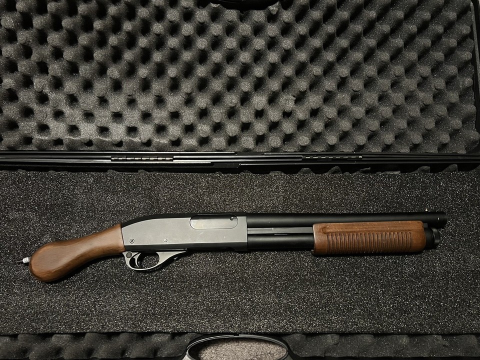 Airsoft Matrix 3/6 Shotgun HPA tapped 9 shells eBay