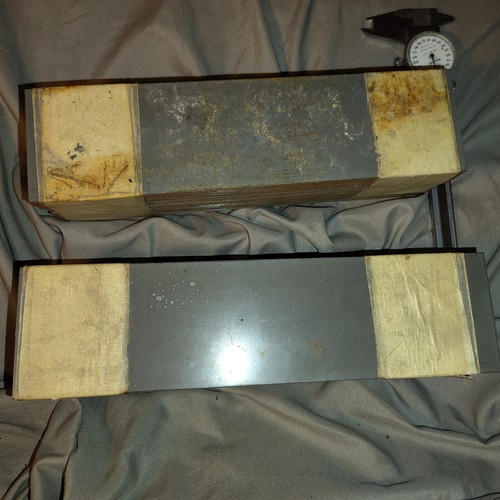 Rectangular Transformer lamination stacks lot of 2 -- 9 5/8" x 2 1/2" x 3" - Picture 6 of 8