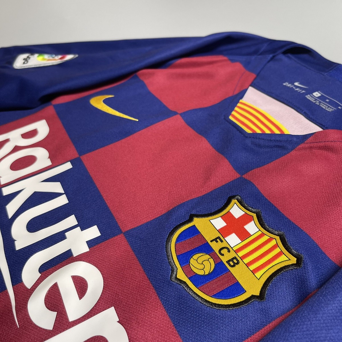 BARCELONA NIKE 2019/2020 FOOTBALL HOME JERSEY #10 MESSI SIZE “M