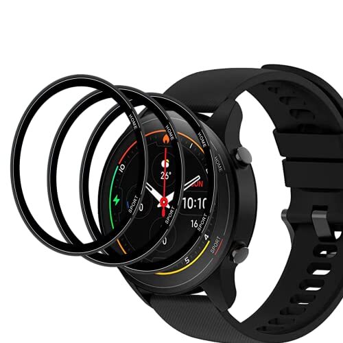 Vuciya 【3 Pezzi】Compatibile con Xiaomi mi watch Pellicola (N6G)