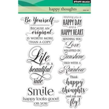Penny Black Clear Stamp - Happy Thoughts