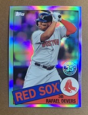 2020 Topps Chrome 35th Anniversary Rafael Devers 85TC-8 Boston Red Sox