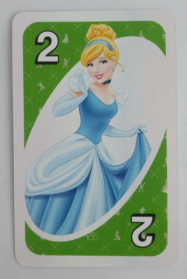UNO Disney 100 Card Green Cinderella #2