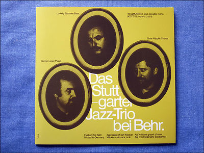 7'' - Stuttgarter Jazz Trio / Werner Lener Trio bei Behr - Auf´m Wase graset Hase