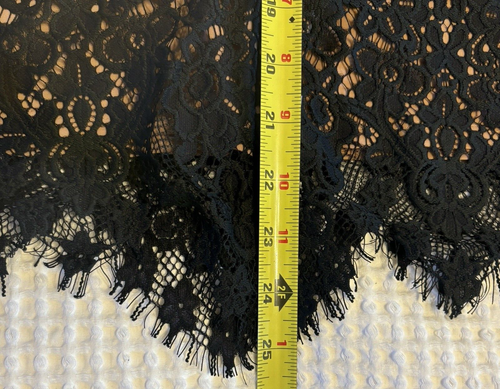 For Love and Lemons Vika Minikleid schwarz Spitze Overlay figurbetont Small - Bild 11 von 11