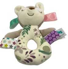 Mary Meyer Taggies Flora Fawn Cloth Rattle, Signature Collection, 7 inches