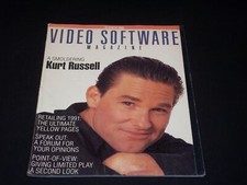 1991 SEPTEMBER VIDEO SOFTWARE MAGAZINE - KURT RUSSELL - FRONT COVER - L 4125