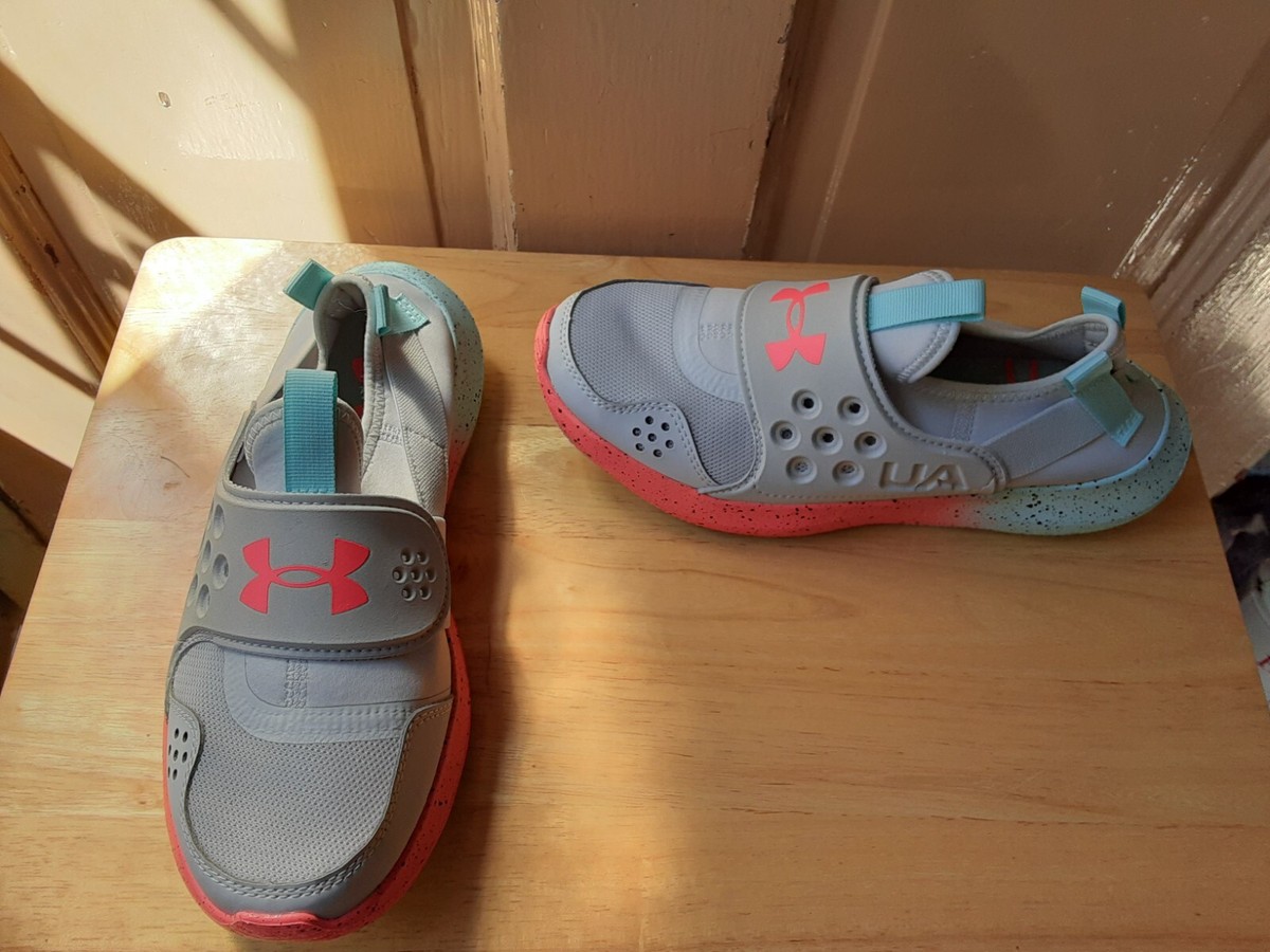 Under Armour Girls Youth Runplay Fade Running Sneakers Size 6Y NEW