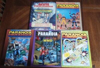 Paranoia RPG 5-Book Bundle