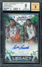 Bill Russell 2019 Autograph Contenders Draft Picks Card  Graded 9 Gem Mint 9 BGS